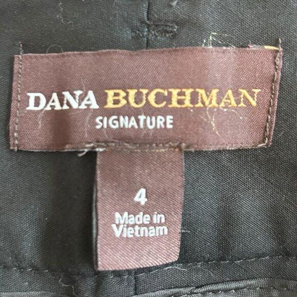 Dana Buchman Black Wide Leg Stretch Dress Pants | Size 4 - Picture 8 of 10